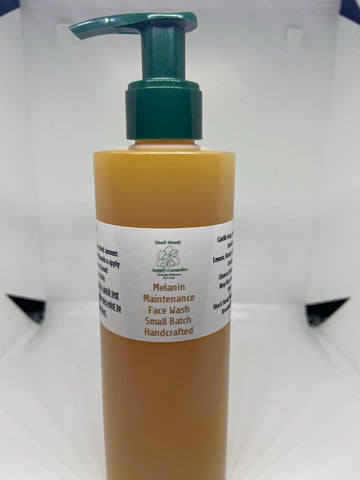 Melanin Face Wash 8 oz-optimize the appearance, texture & health of your face